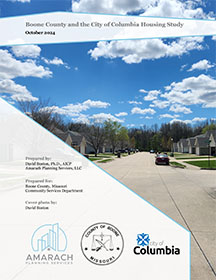 2024 Boone County and the City of Columbia Housing Study Cover