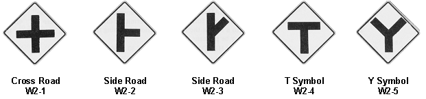 Intersection Warning Signs